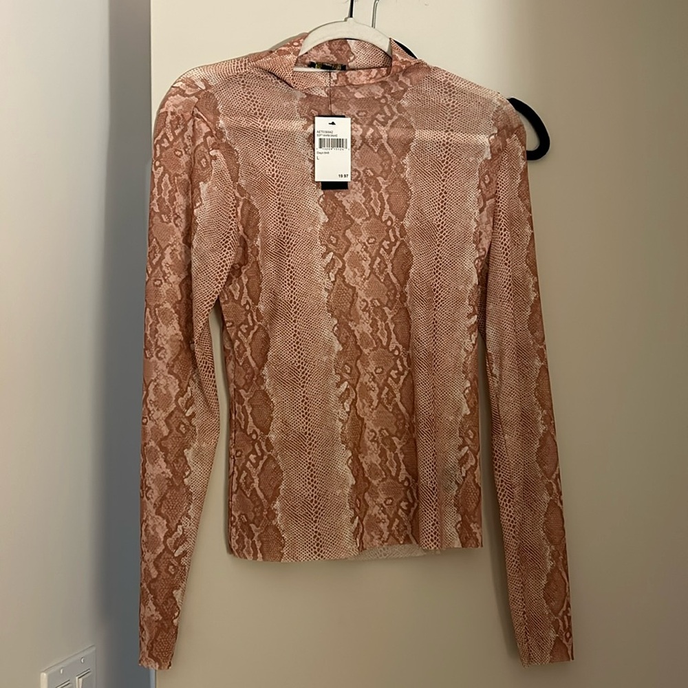 AFRM Nordstrom snake print top